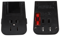 Adaptateur électrique de voyage avec deux ports de charge USB